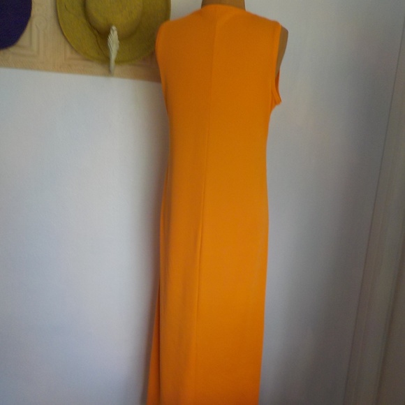 Orange Maxi Dress/Lounge Dress - Picture 4 of 5